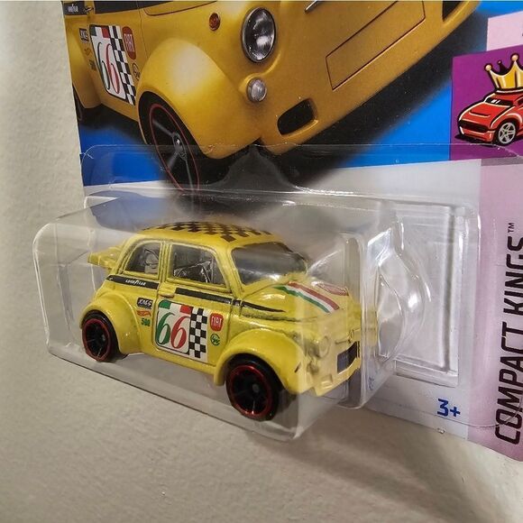 Hot Wheels 60s Fiat 500D Modificado Hotwheels Mattel Mainline 2024 1960 Car New - Picture 3 of 6